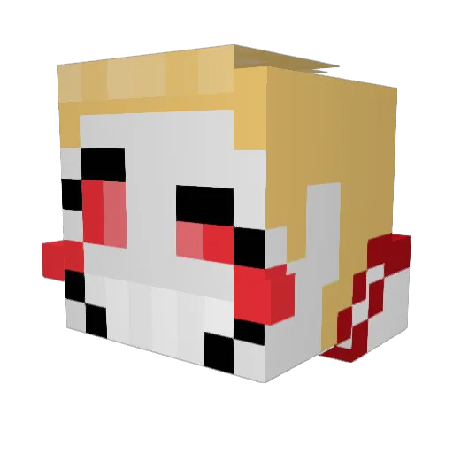 Lucifer_Magne12 Minecraft avatar head, 3D render
