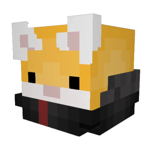 LucifersToe Minecraft avatar head, 3D render