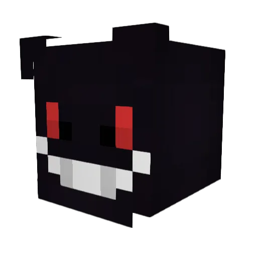 Lucifersdoggy Minecraft avatar head, 3D render
