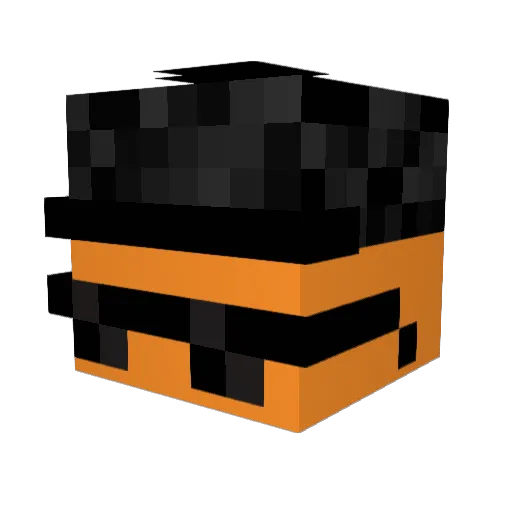Lucifyisbetter Minecraft avatar head, 3D render