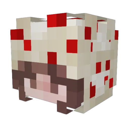 LuciiIIee Minecraft avatar head, 3D render