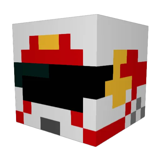 Lucimdc22 Minecraft avatar head, 3D render