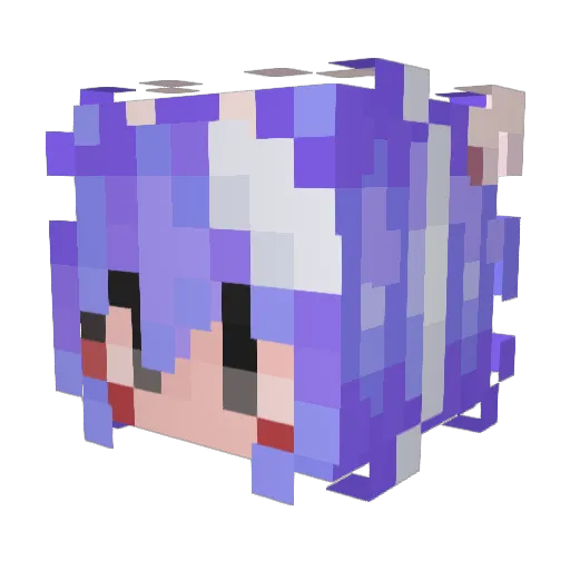 Minecraft-Avatar von Lucinda_Lu: Kopf als 3D-Render
