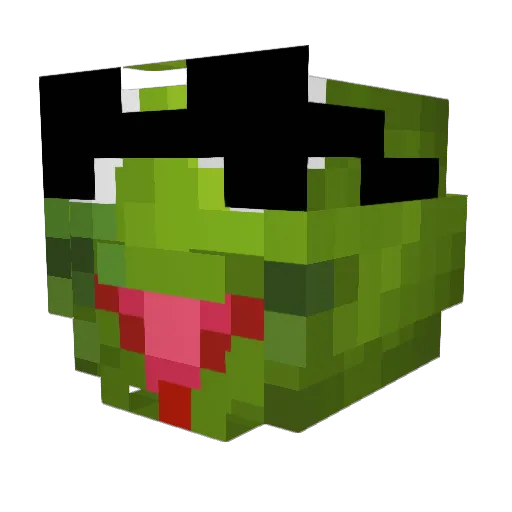 Lucio_Boostio Minecraft avatar head, 3D render