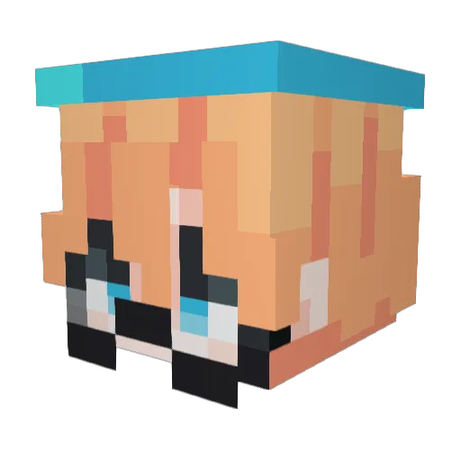 Lucio_Perez00 Minecraft avatar head, 3D render