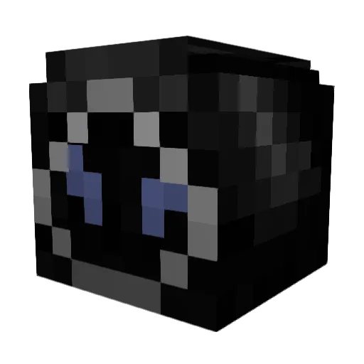 LuciusShadow Minecraft avatar head, 3D render