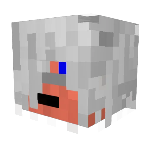 Lucivjov Minecraft avatar head, 3D render