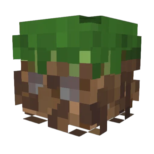 LuckTaps Minecraft avatar head, 3D render