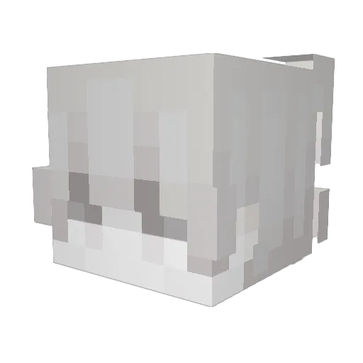 Lucked0ut Minecraft avatar head, 3D render