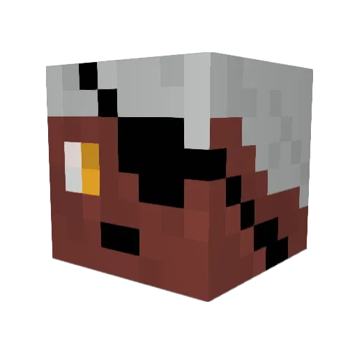 LuckiStar4u Minecraft avatar head, 3D render