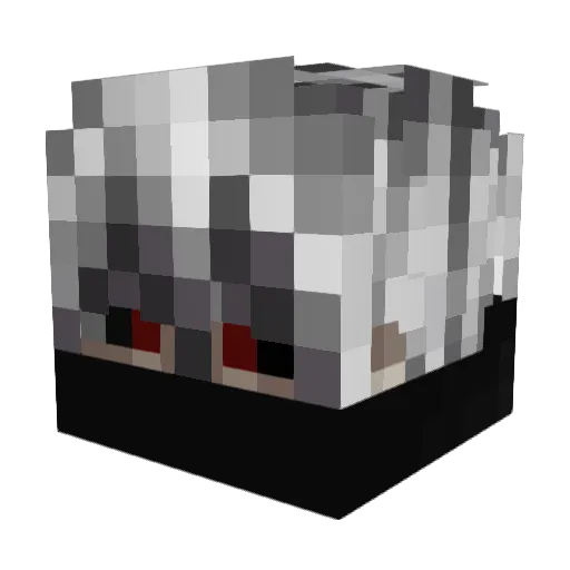 LuckyEmre27 Minecraft avatar head, 3D render