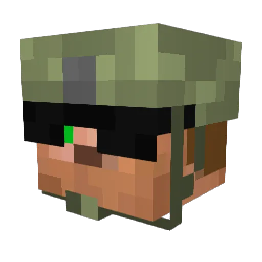 LuckyIrishLad13 Minecraft avatar head, 3D render