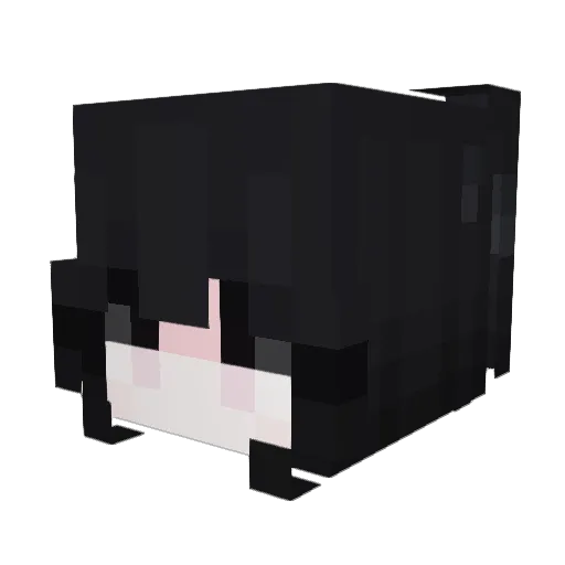 LuckyJen Minecraft avatar head, 3D render