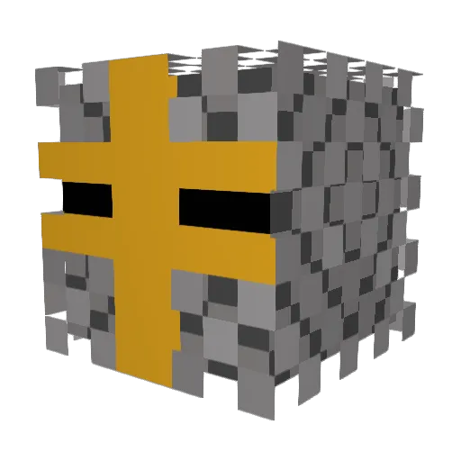 LuckyL07 Minecraft avatar head, 3D render