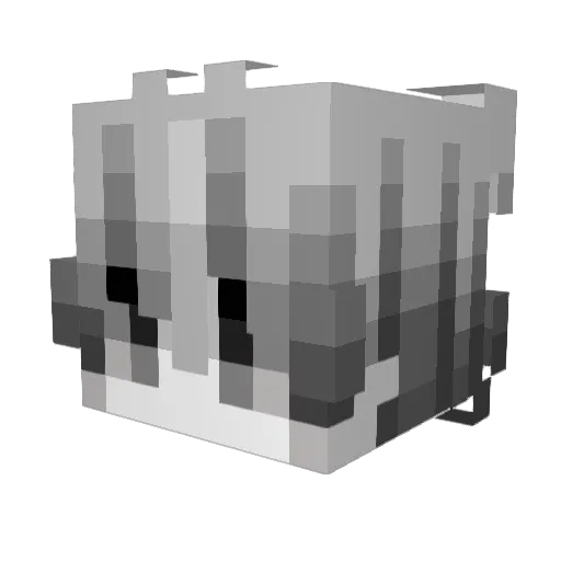LuckyLemon73 Minecraft avatar head, 3D render