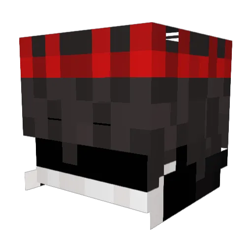 Lucky_1XD Minecraft avatar head, 3D render