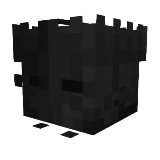 Lucky_40802 Minecraft avatar head, 3D render