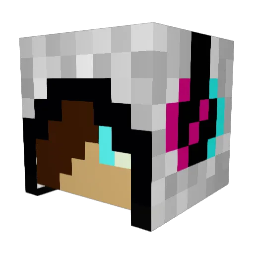 Lucky_Boy1 Minecraft avatar head, 3D render