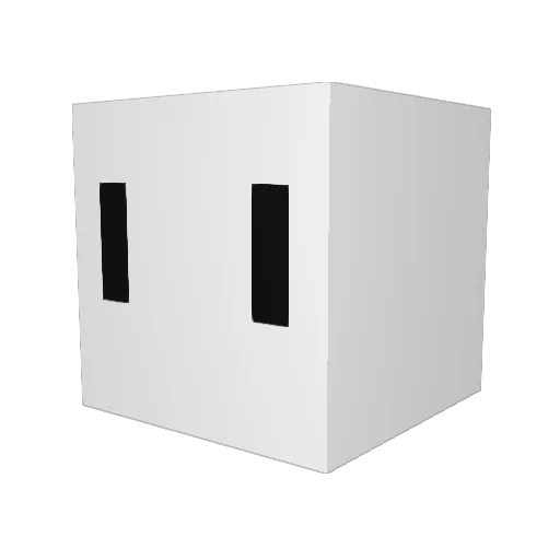 Lucky_Fortuna Minecraft avatar head, 3D render