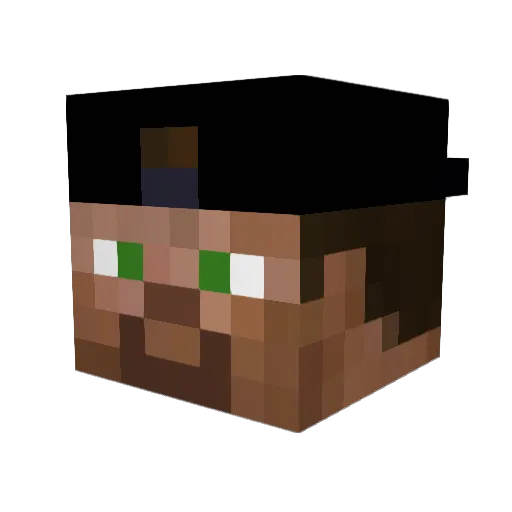 Lucky_Joker Minecraft avatar head, 3D render