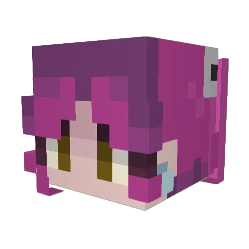Lucky_Liz Minecraft avatar head, 3D render