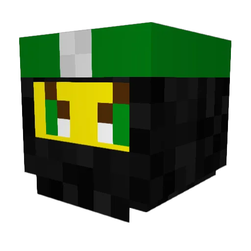 Lucky_Luke15 Minecraft avatar head, 3D render