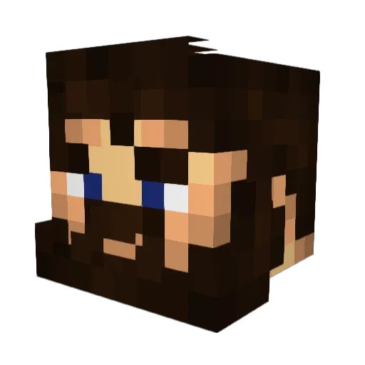 Lucky_Marcus Minecraft avatar head, 3D render