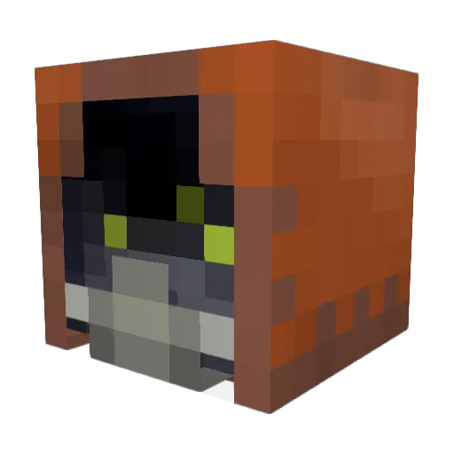 Lucky_Senpai Minecraft avatar head, 3D render