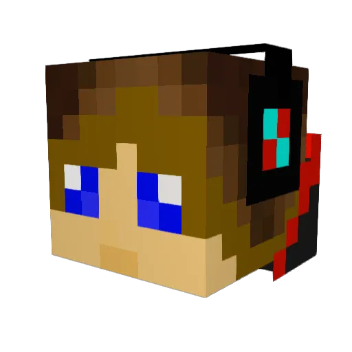 Lucky__Loser Minecraft avatar head, 3D render