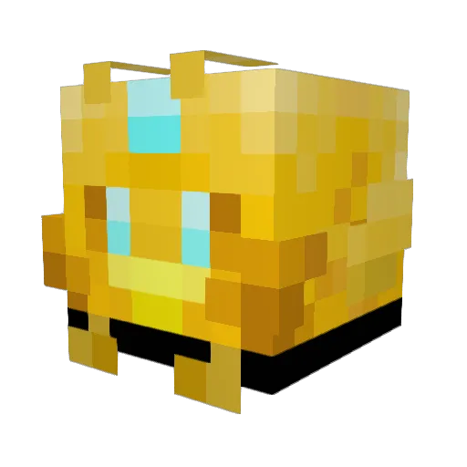 Luckyking001 Minecraft avatar head, 3D render
