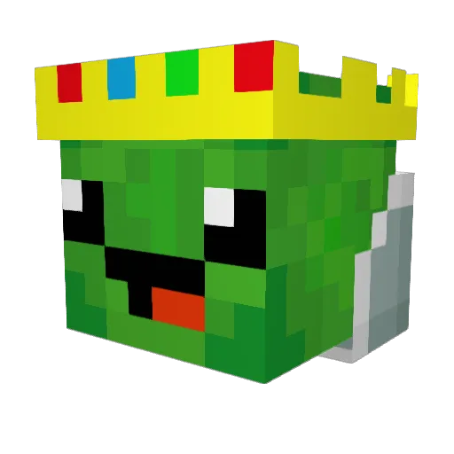Luckypants34 Minecraft avatar head, 3D render