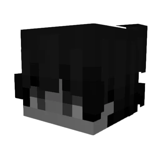 Lucm974 Minecraft avatar head, 3D render