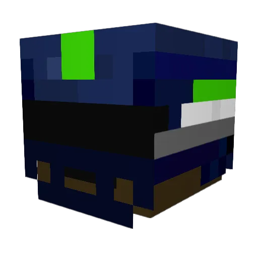 Lucmaster4418 Minecraft avatar head, 3D render