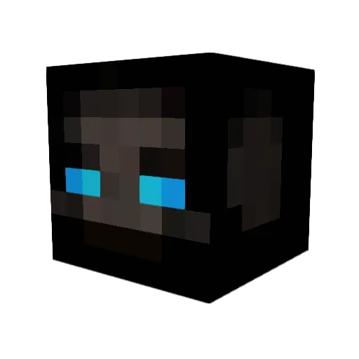 Lucraft_lpg Minecraft avatar head, 3D render