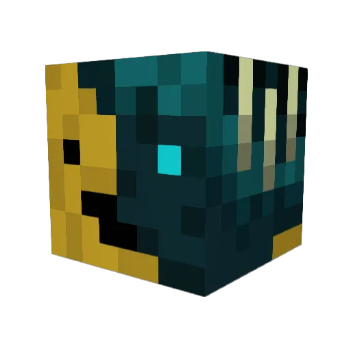 LucsTheName Minecraft avatar head, 3D render