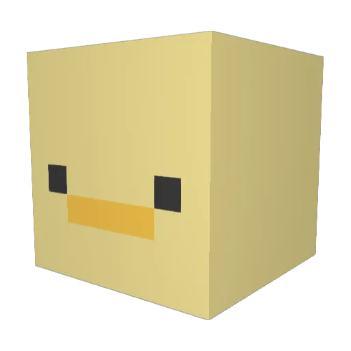 Lucy160202 Minecraft avatar head, 3D render