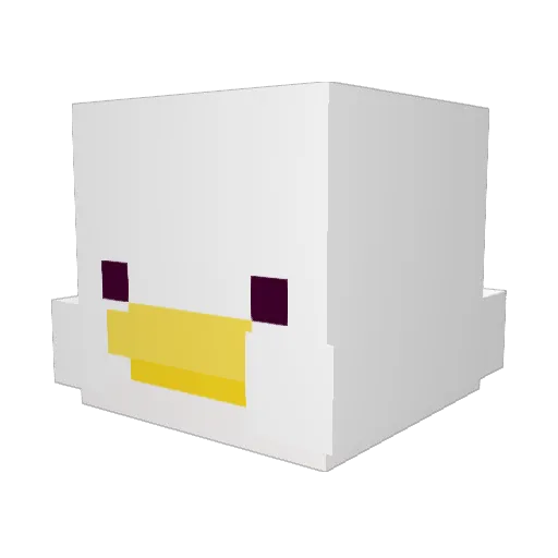 LucyGold99 Minecraft avatar head, 3D render