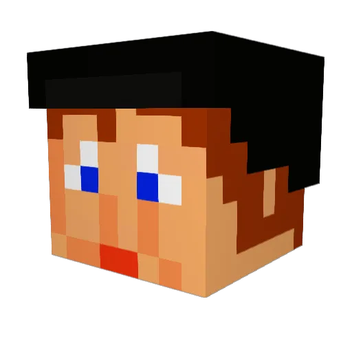 LucyInTheSky067 Minecraft avatar head, 3D render