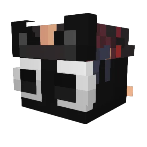 LucyLu1909 Minecraft avatar head, 3D render