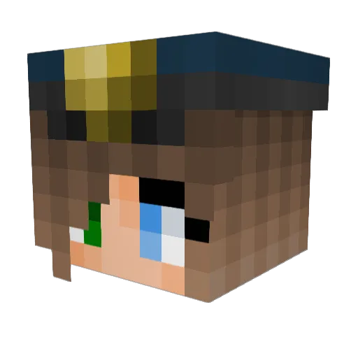 Lucy_Kane Minecraft avatar head, 3D render