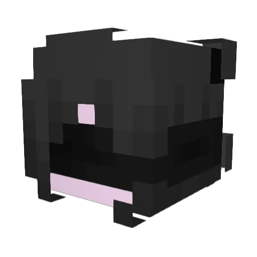 LucysWrath Minecraft avatar head, 3D render