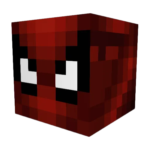 LucyucR7 Minecraft avatar head, 3D render