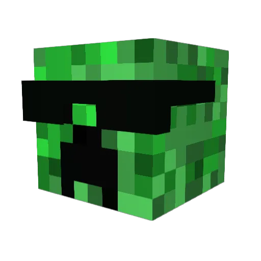 Ludde85 Minecraft avatar head, 3D render