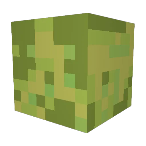 LuddePC01 Minecraft avatar head, 3D render