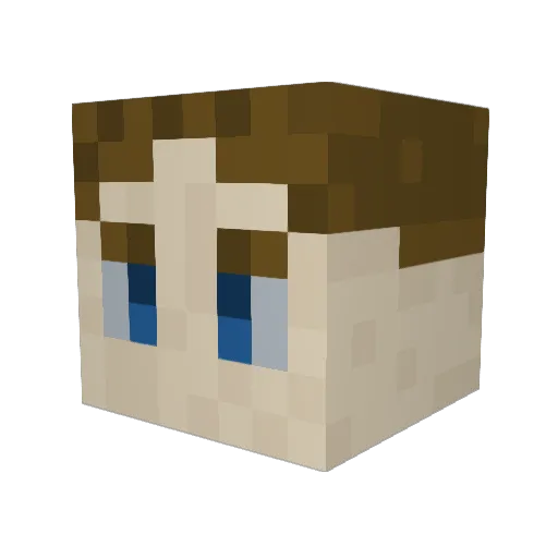 LuddeSagid Minecraft avatar head, 3D render
