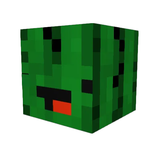 Luddet12 Minecraft avatar head, 3D render