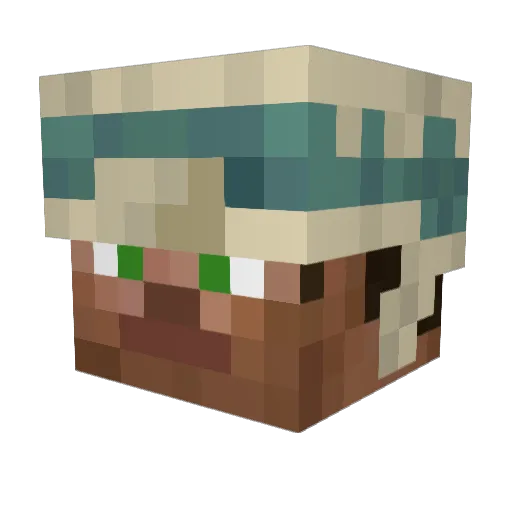 Luddinator08 Minecraft avatar head, 3D render