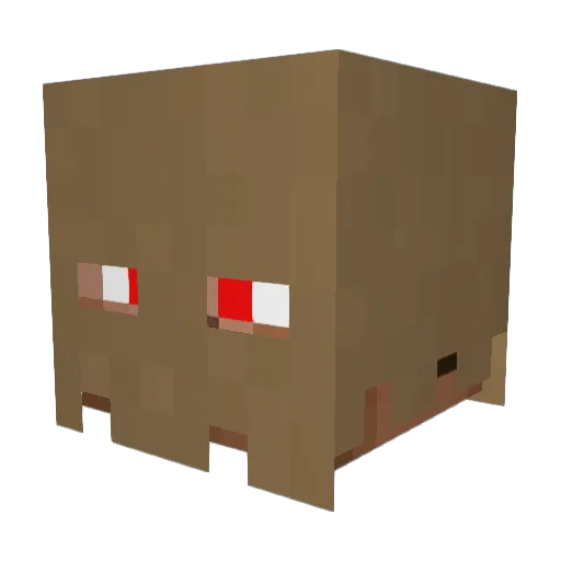 LudiusMS Minecraft avatar head, 3D render