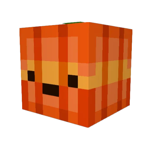 Ludixv Minecraft avatar head, 3D render