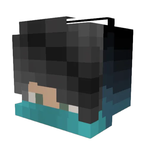 Ludovic357 Minecraft avatar head, 3D render